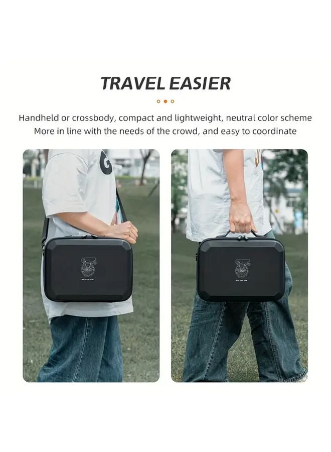 XFJI Flip Storage Bag For DJI Portable Hard Shell Protective Case Black - Image 4
